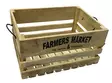 Puulaatikko Farmers market M-koko - Korit ja tarjottimet, sisustuslaatikot - PRT1243 - 1