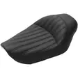 SOLO SEAT KNUCKLE FRONT SADDLEGEL™|BRUSHED SADDLEHYDE™ BLACK - Satulat ja satulanpäälliset - 08030523 - 1