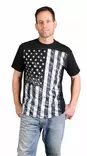 T-Paita, Hot Leathers, B & W Flag - T-paidat - TP1153 - 1