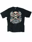 T-Paita, Skull & bones with tribals - T-paidat - TP373 - 1