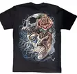 T-paita Sugarskull with rose, musta - T-paidat - TP1353 - 3