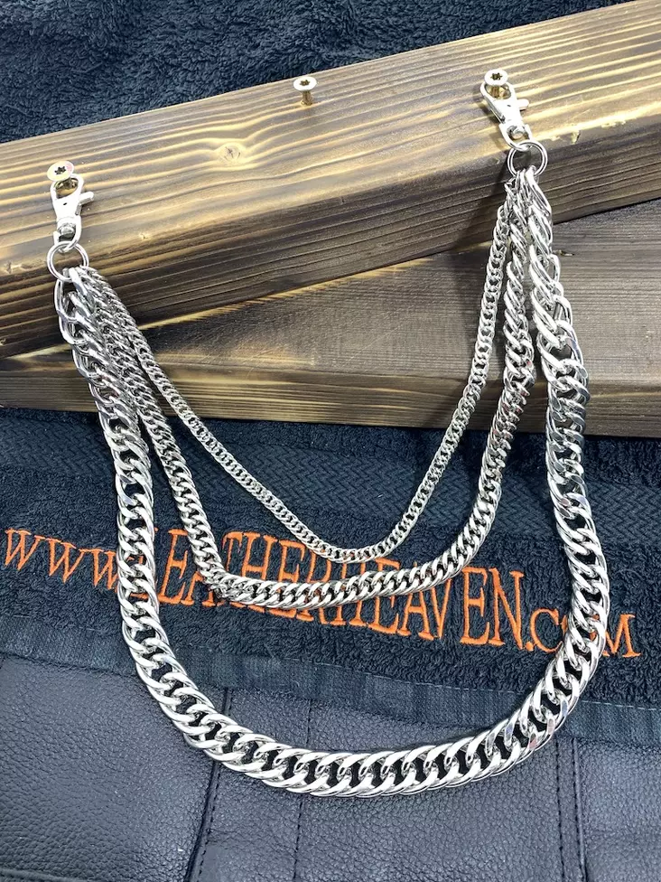 Avainketju 3-tuplaketjua eripaksuiset - Avainketjut - KJ173 - 1