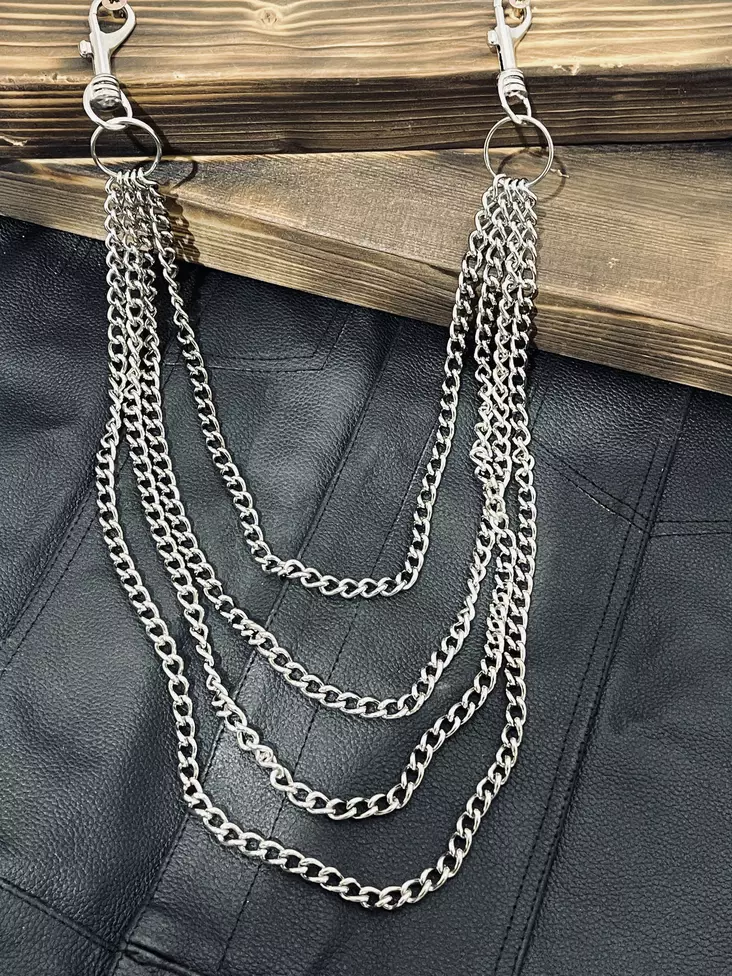 Avainketju 4-rivi kromattu 45-60cm - Avainketjut - KJ193 - 1