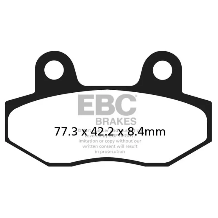 BRAKE PAD FA-HH SERIES SINTERED METAL - Jarrupalat - 17211963 - 1