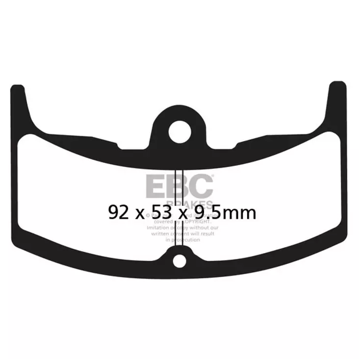 BRAKE PAD FA SERIES ORGANIC - Jarrupalat - 17200283 - 1