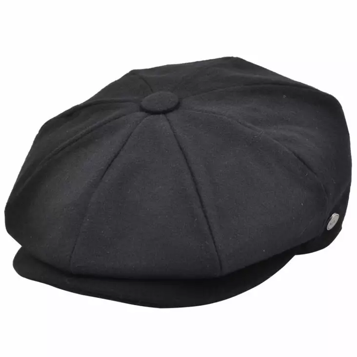 Flatcap Gatsby, musta - Flat Capit - LC763 - 1