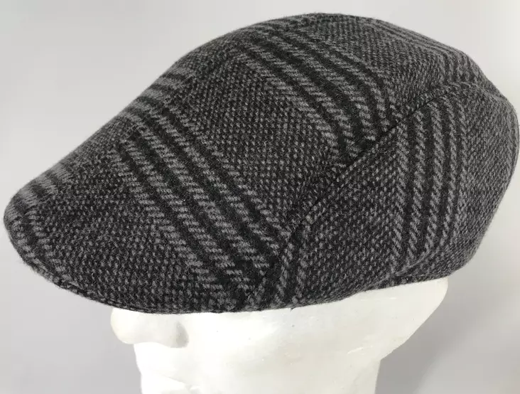 Flatcap Gray/black ruutu, one size - Flat Capit - LC543 - 1