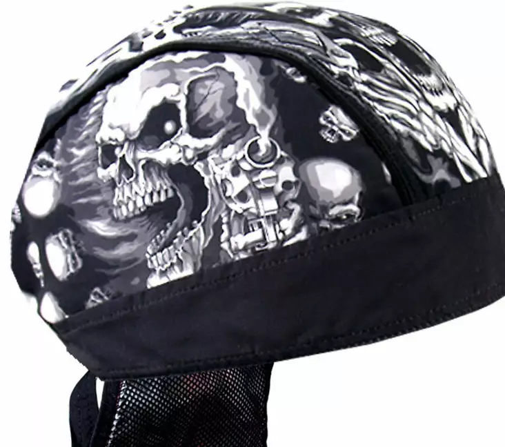 Headwrap ampuva luuranko - Headwrapit - HW233 - 1