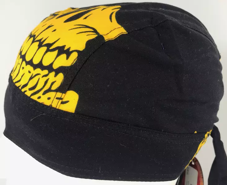 Headwrap, keltainen kallo - Headwrapit - HW33 - 1