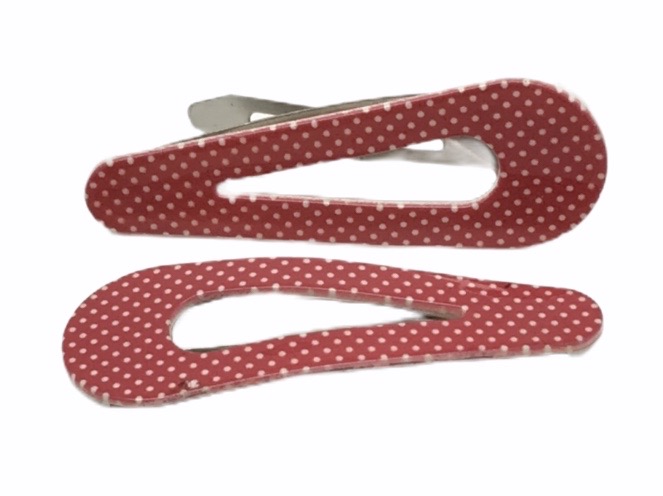 Hiuspinni Pun./valk.2 kpl - Hiuskoristeet - PIN243 - 2