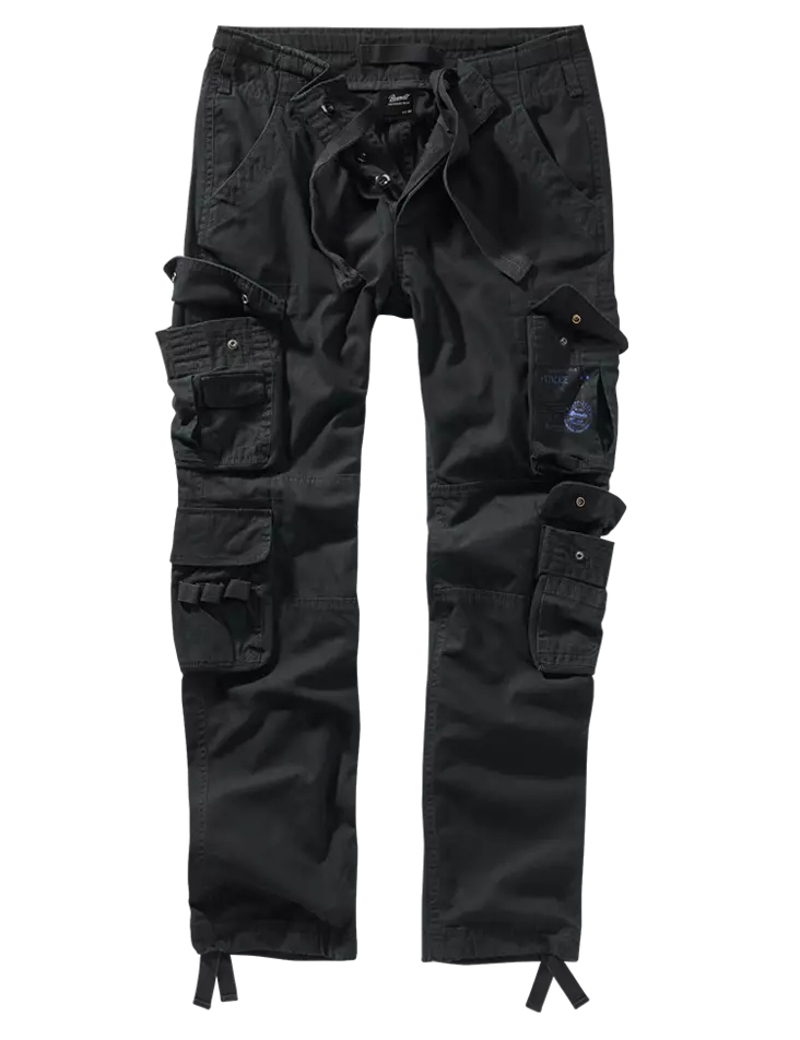 Housut Pure Slim Fit, Musta - Reisitaskuhousut - BR93 - 1