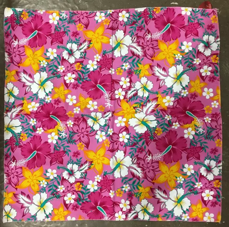 Huivi, Pinkki, värikkäät kukat - Huivit - HU403 - 1