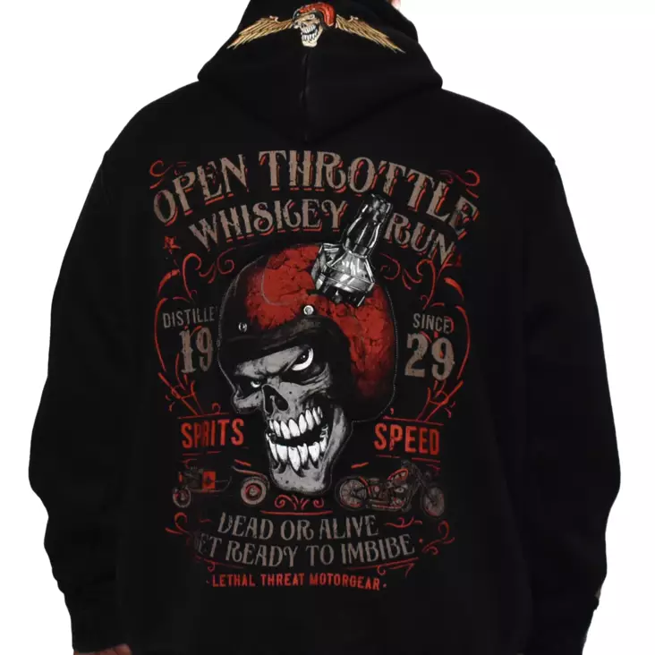 Huppari Open Throttle vetoketjuhuppari - Hupparit - LET23 - 1