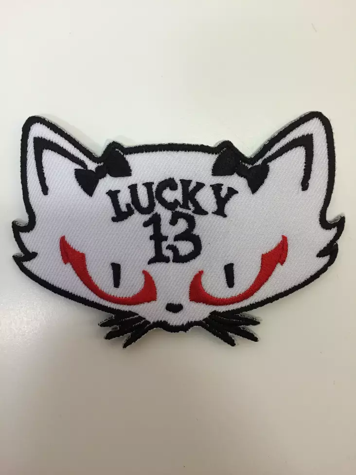 Kangasmerkki, Lucky 13 Cat - Kangasmerkit - K1083 - 1