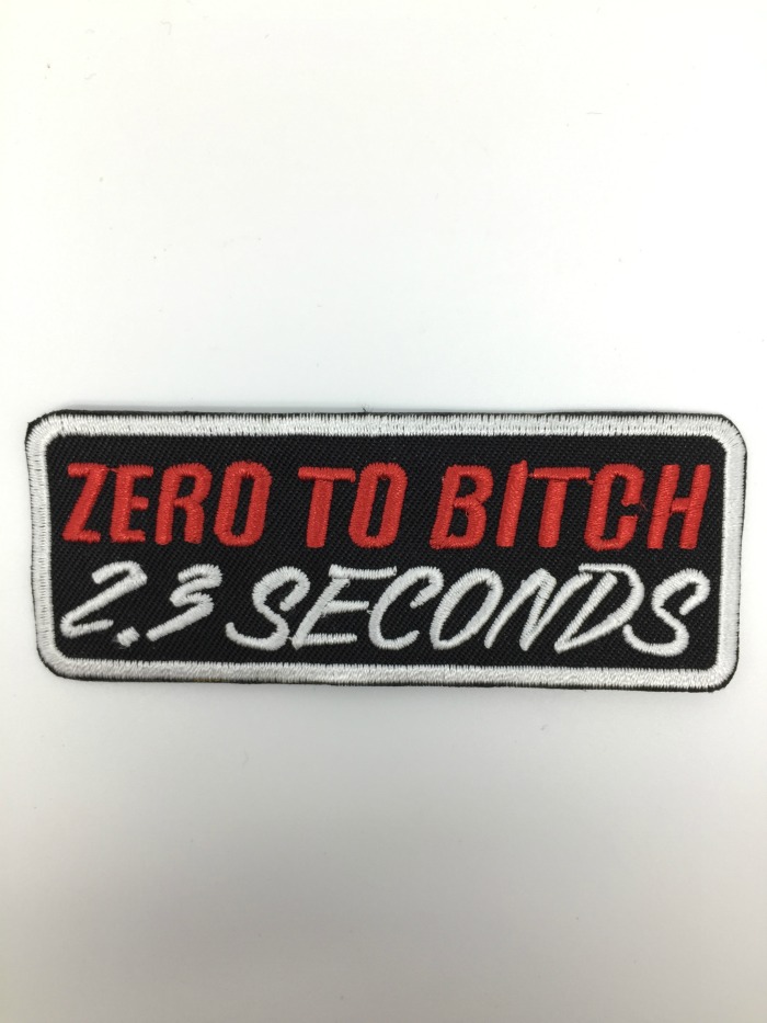 Kangasmerkki, Zero to Bitch - Kangasmerkit - K1363 - 1