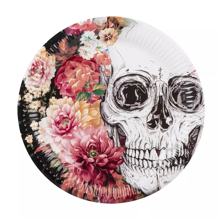 Kartonkilautanen, ruusukallo 10kpl - Astiat - 8712026970763 - 1