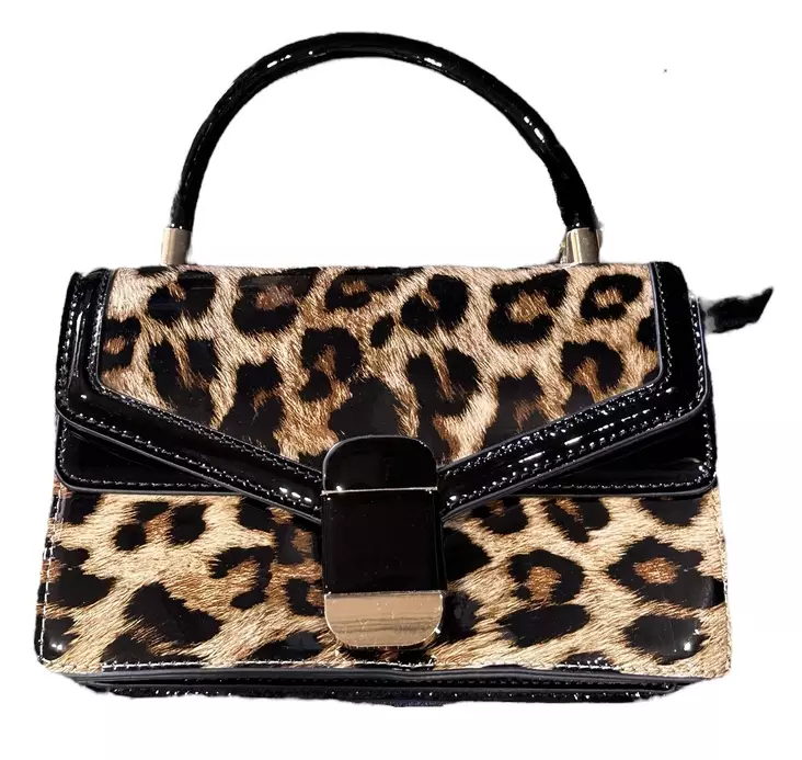 Käsilaukku Leopardi rusk. - Laukut - NL883 - 1