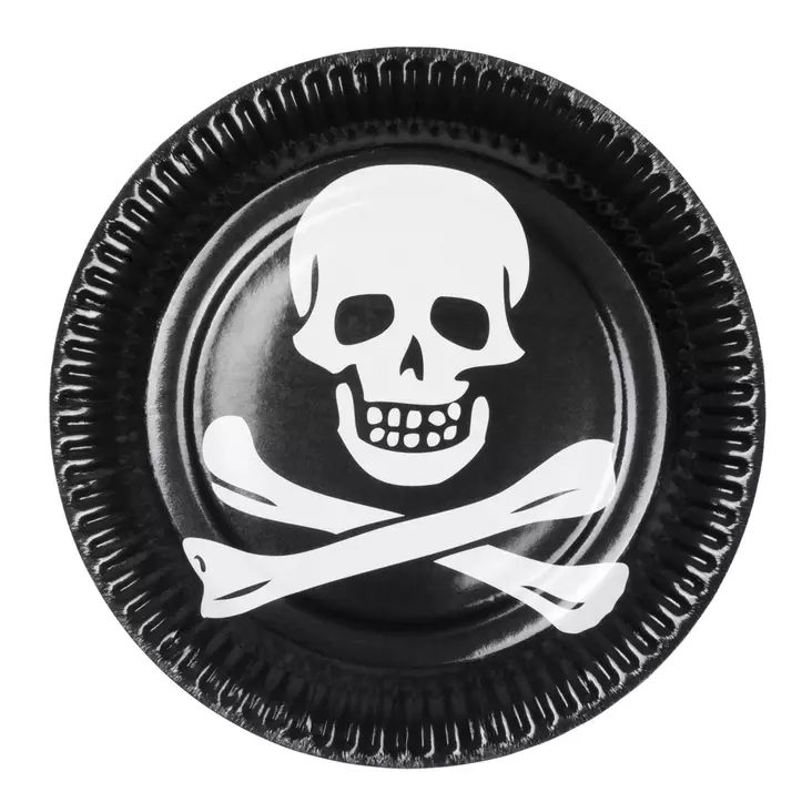 Kertakäyttölautaset, Pirate 6 kpl - Astiat - PRT713 - 1