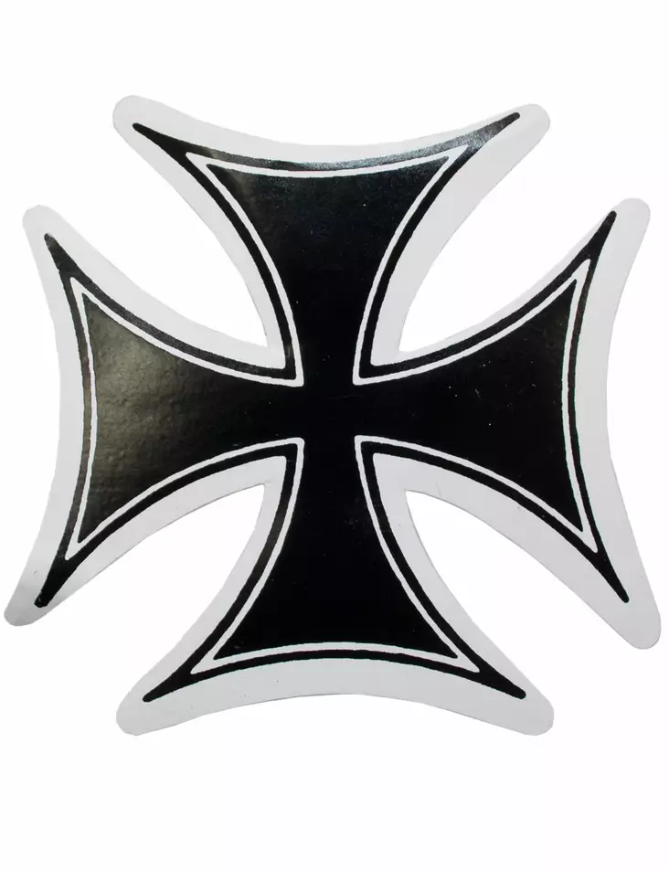 Kypärätarra, Iron Cross 7 x 7 cm - Tarrat - TAR113 - 1