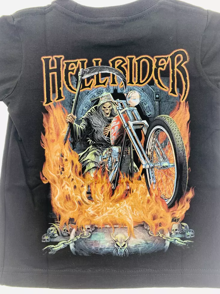 Lasten Tpaita Hellrider liekkitankki - T-paidat - KID503 - 1