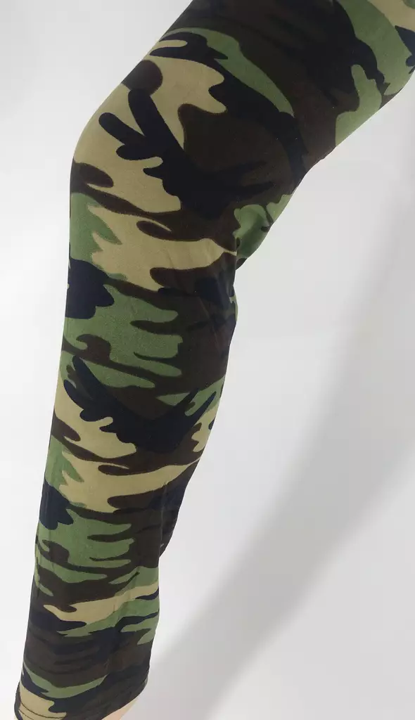 Leggingsit camo woodland musta vyötärö - Leggingsit - LEG533 - 1