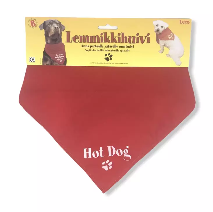 Lemmikkihuivi, Hot Dog - Lemmikit - DOG13 - 1