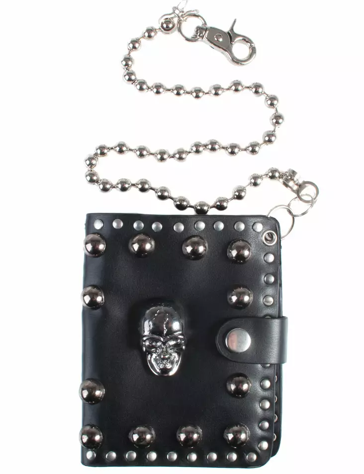 Lompakko, Pääkallo ja niitit - Lompakot ja rahakukkarot - KN213 - 1