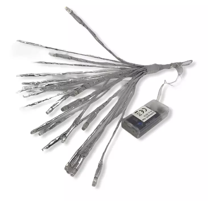 Metal Star-led valo (2xAA) - Valaisin, valoketju - VALO3 - 1