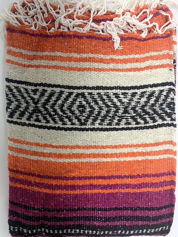 Mexico viltti oranssi, violetti - Kodin tekstiilit - MEX23 - 1