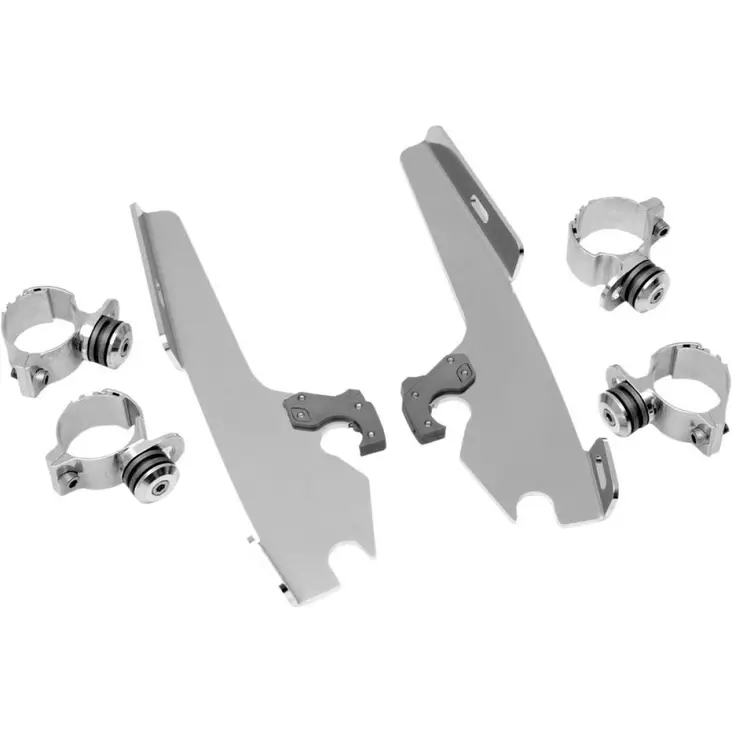 MOUNTING KIT TRIGGER-LOCK MEMPHIS FATS/SLIM POLISHED - Tuulilasit ja etumaskit - 23200013 - 1