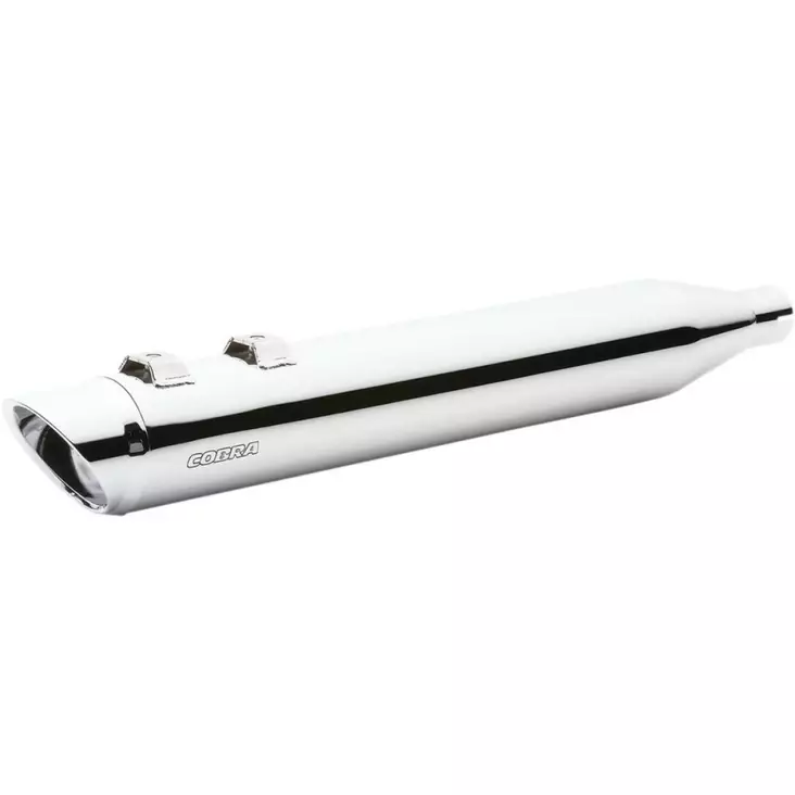 MUFFLERS 3-3/4" ROUND SLIP ON TRI GLIDE CHROME - Pakoputket ja niiden osat - 18010823 - 1