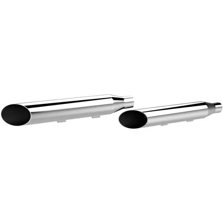 MUFFLERS 3" HP-PLUS SLIP-ON SLASH CUT CHROME - Pakoputket ja niiden osat - 18010693 - 1