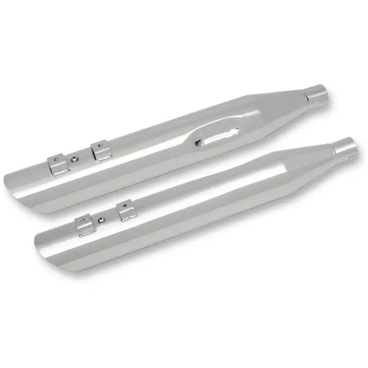 MUFFLERS SLIP-ON 3.5" SLASHDOWN CHROME - Pakoputket ja niiden osat - 18011183 - 1