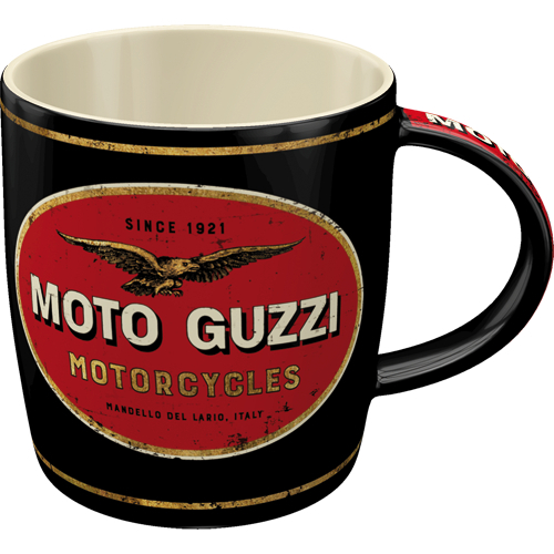 Muki Moto Guzzi musta punainen logo - Astiat - LKM433 - 1