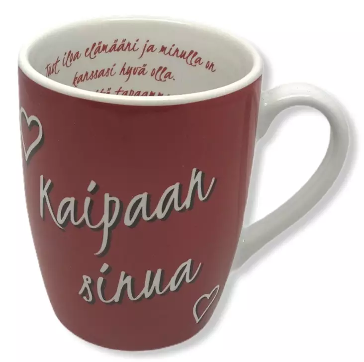 Muki tekstillä, Kaipaan Sinua - Keittiötarvikkeet - LKM273 - 1