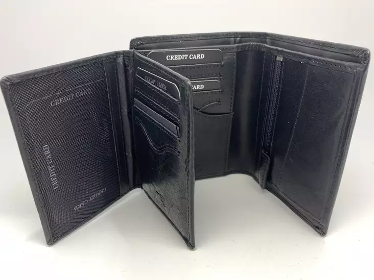 Musta nahkalompakko, RFID - Lompakot ja rahakukkarot - KN403 - 1