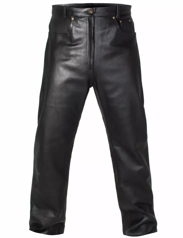 Nahkahousut, suorat lahkeet - Nahkahousut - HO3 - 1