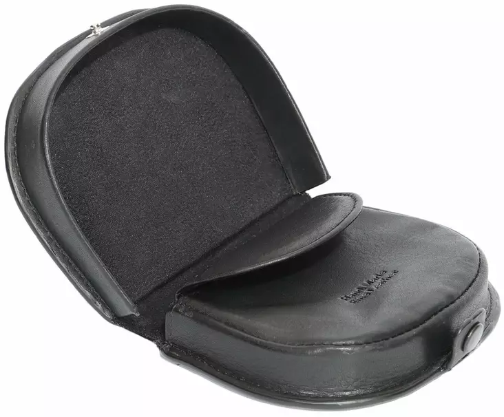 Nahkalompakko Kolikkolompakko musta - Lompakot ja rahakukkarot - KN413 - 1