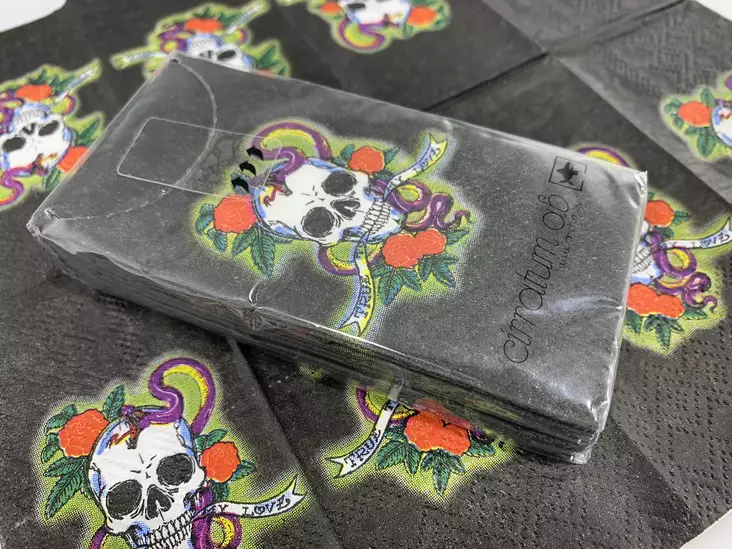 Nenäliina 10pääkallonenäliinaa, truelove - Servetit - 7332447840943 - 1