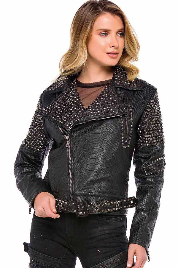 Niittitakki musta, Cipo & Baxx - Kangastakit - CIBA73 - 1