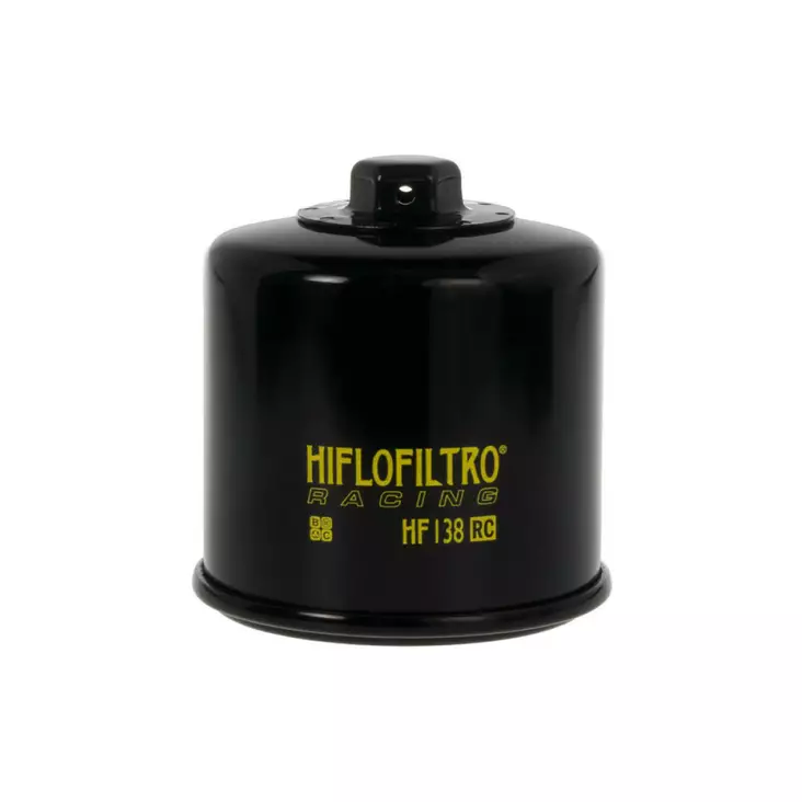 OIL FILTER SPIN-ON RACING WITH NUT PAPER GLOSSY BLACK - Öljynsuodattimet - 07120433 - 1