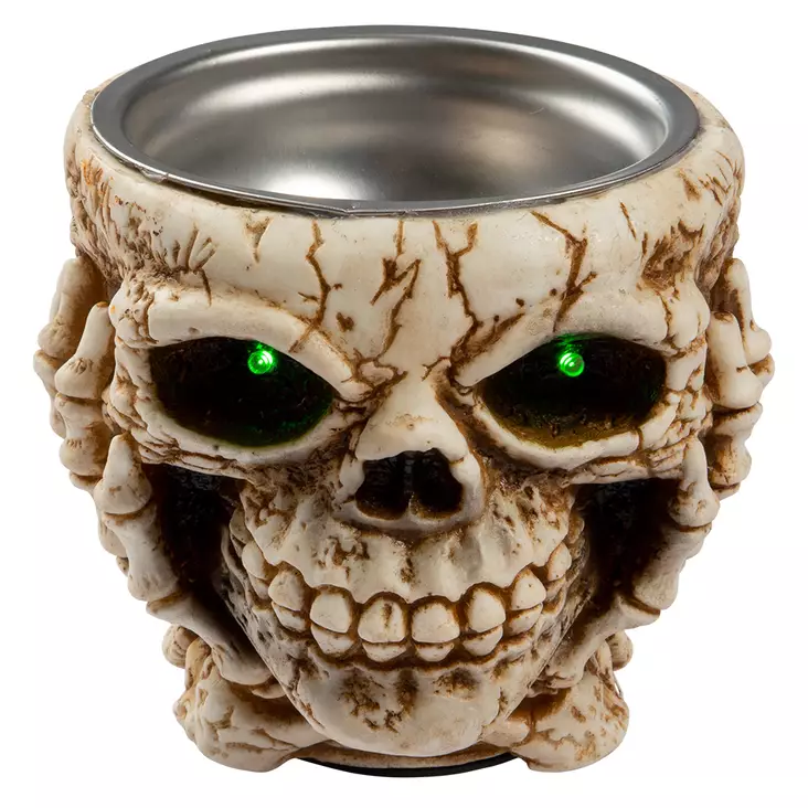 Pääkallo kulho, ääni ja valo - Kallot, Halloweenrekvisiitta - HOR583 - 1