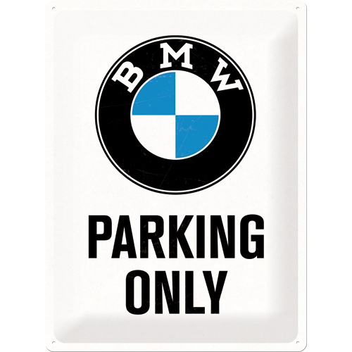 Peltikyltti BMW Parking 30 x 40cm - Taulut, kehykset - PELT323 - 1