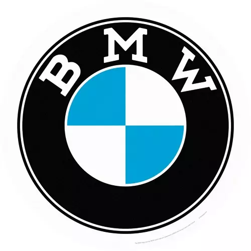 Peltikyltti pyöreä BMW-logo - Taulut, kehykset - PELT553 - 1
