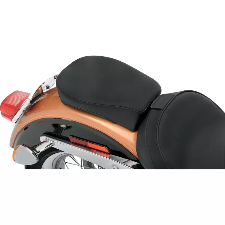 PILLION PAD DRAG SPECIALTIES SEATS WIDE REAR SOLO VINYL BLACK - Satulat ja satulanpäälliset - 08030353 - 1