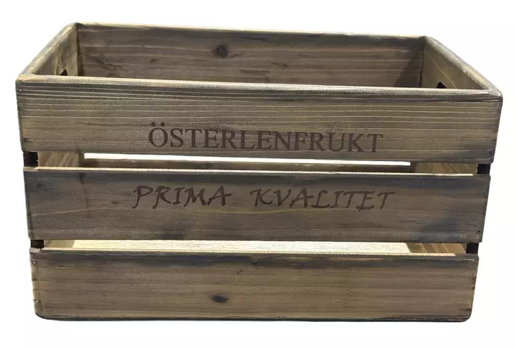 Puinen hedelmälaatikko M - Korit ja tarjottimet, sisustuslaatikot - PUU23 - 1