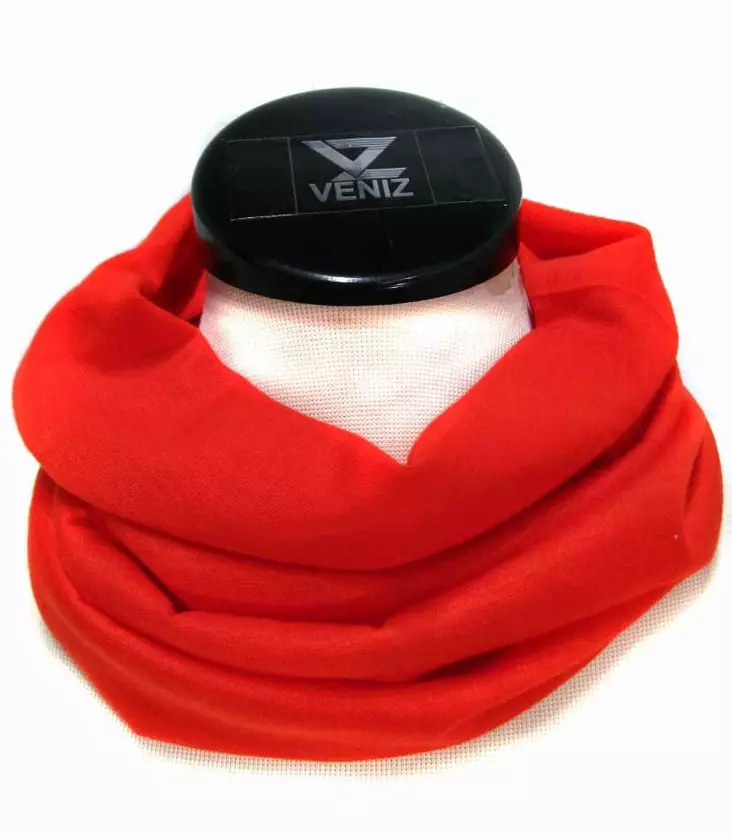 Putkihuivi, oranssinpunainen - Putkihuivit - B233 - 1