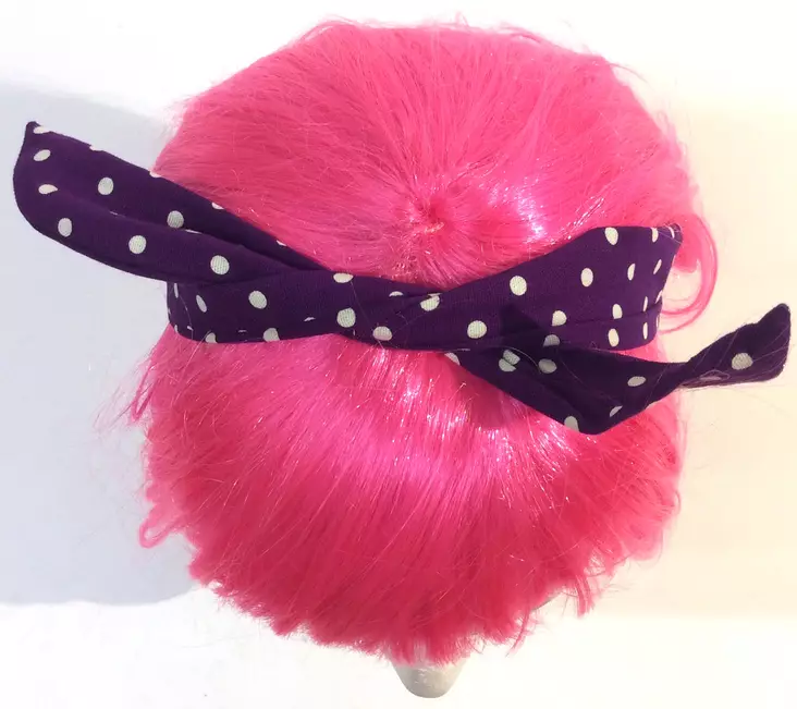 Rautalankahuivi, Polka Dot, lila - Hiuskoristeet - HU373 - 1