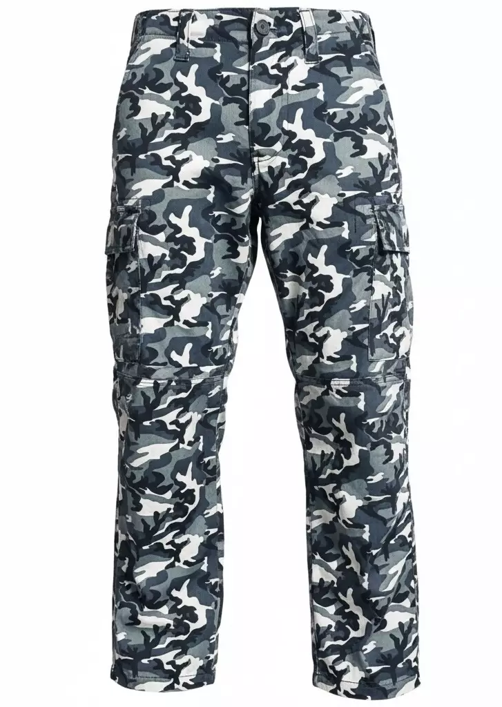 Reisitaskuhousut, Blue Camo - Reisitaskuhousut - HO633 - 1