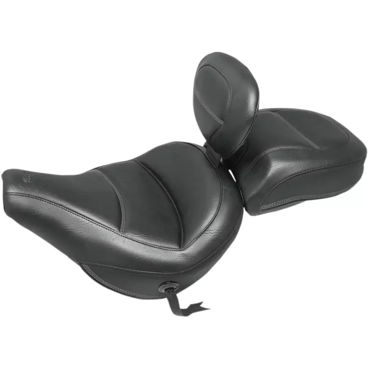 SEAT SOLO STANDARD TOURING VINTAGE SMOOTH WITH DRIVER BACKREST - Satulat ja satulanpäälliset - 08021063 - 1